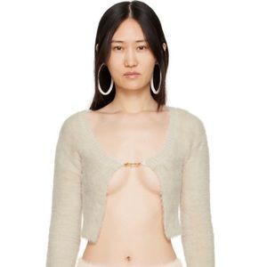JACQUEMUS Beige 'La Maille Neve Manches
Longues' Cardigan